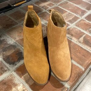 TOMS suede booties